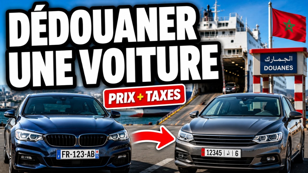 Dédouaner une voiture au Maroc : prix, taxes et pièges à éviter