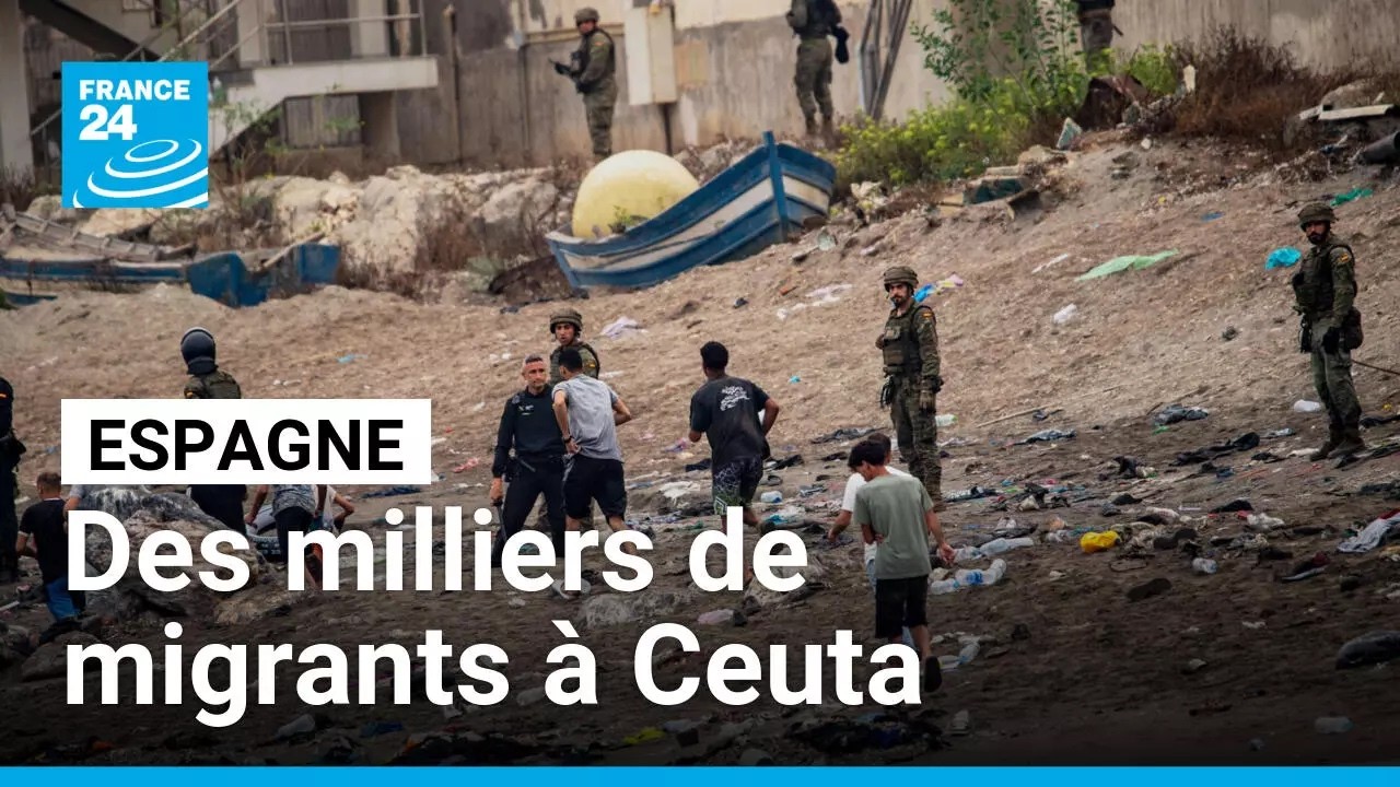 Espagne : 40 000 migrants traversent la frontière depuis le Maroc vers l'enclave de Ceuta