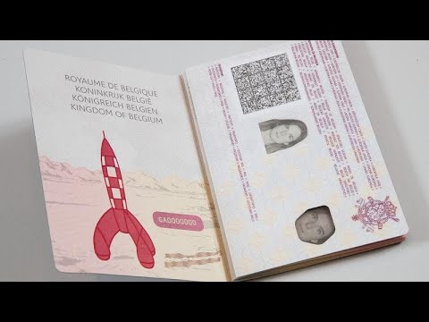 En Belgique, un nouveau passeport en forme de bande dessinée