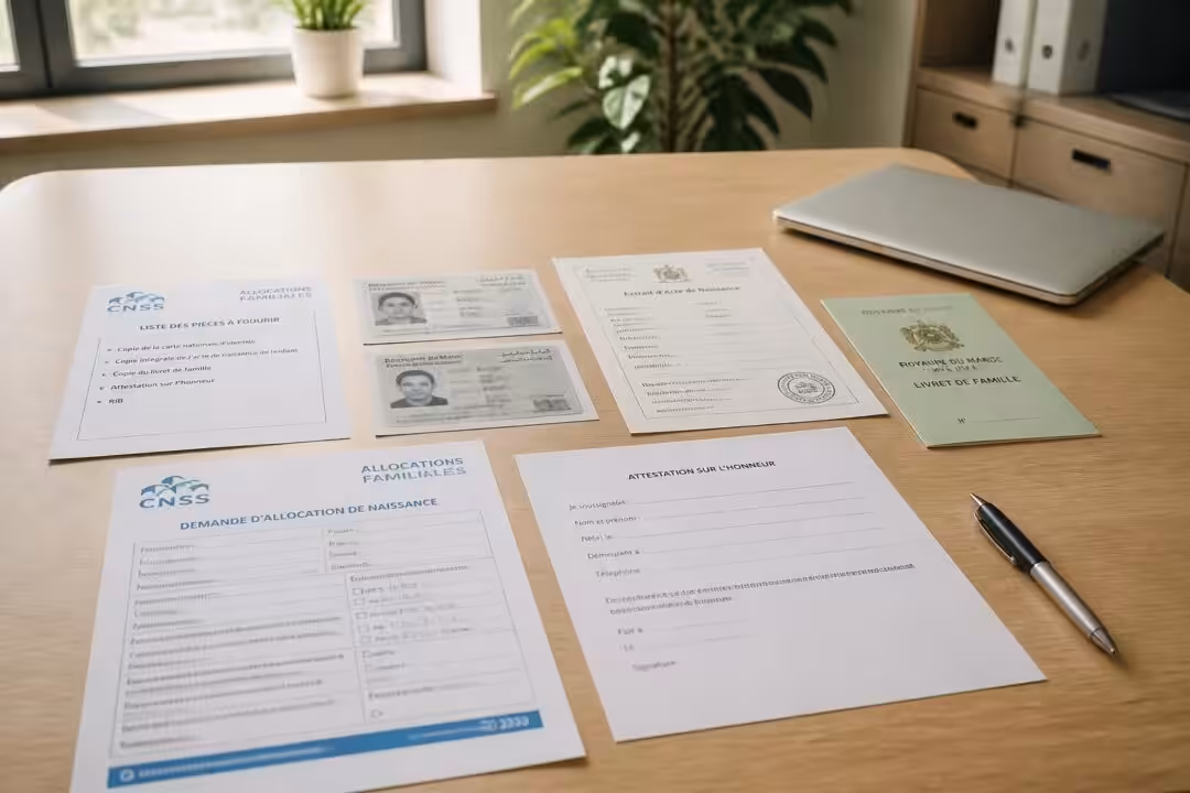 découvrez les documents nécessaires pour bénéficier de l'allocation de naissance saham et facilitez vos démarches administratives.