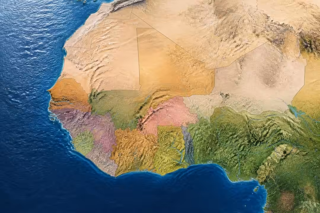 découvrez la carte de l'afrique de l'ouest, explorez sa géographie, ses pays et leurs frontières pour mieux comprendre cette région riche et diverse.