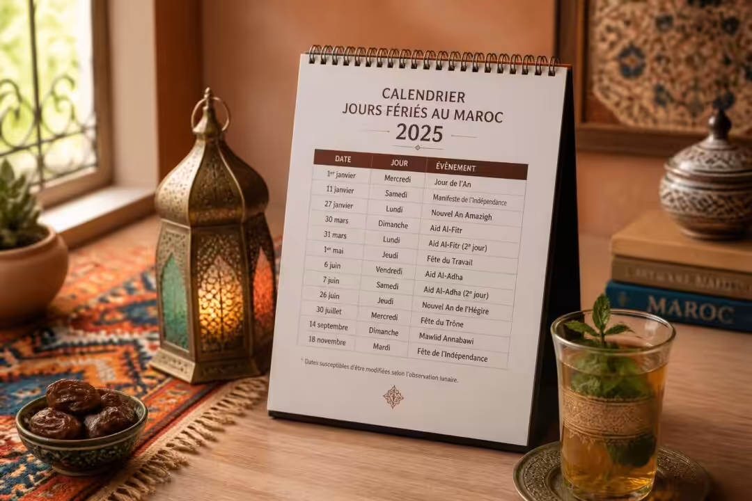 découvrez le calendrier complet des jours fériés au maroc pour l'année 2025 et planifiez vos congés en toute sérénité.